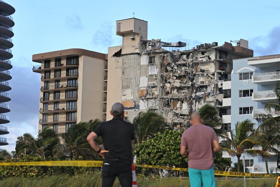 Champlain Towers South in Surfside, Florida, collapsed on June 24. Photo: Miami Herald / TNS