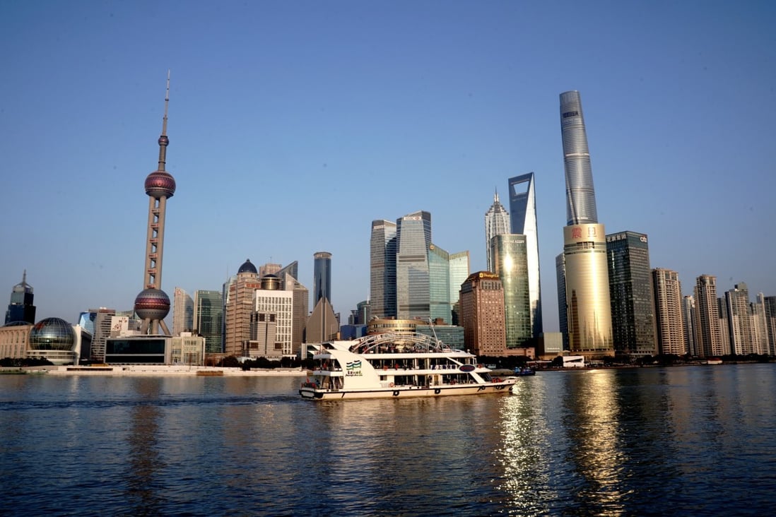 The government of Shanghai, China’s largest city, is pushing to become a leader in next-generation technologies like semiconductors, AI and electric cars, but companies first want to know how much money is on the table. Photo: Xinhua