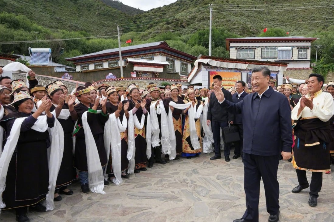China’s Xi makes first official visit to Tibet as tensions rise on Indian border