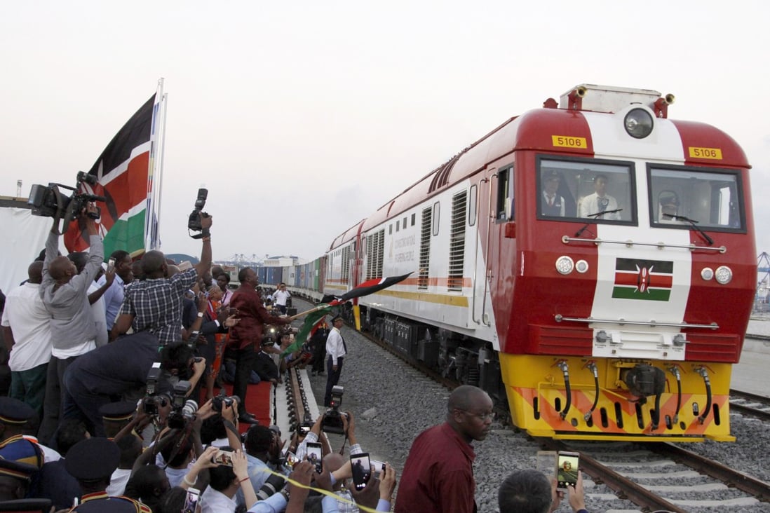 Kenya’s standard gauge railway is a part of China’s Belt and Road Initiative. Photo: AP