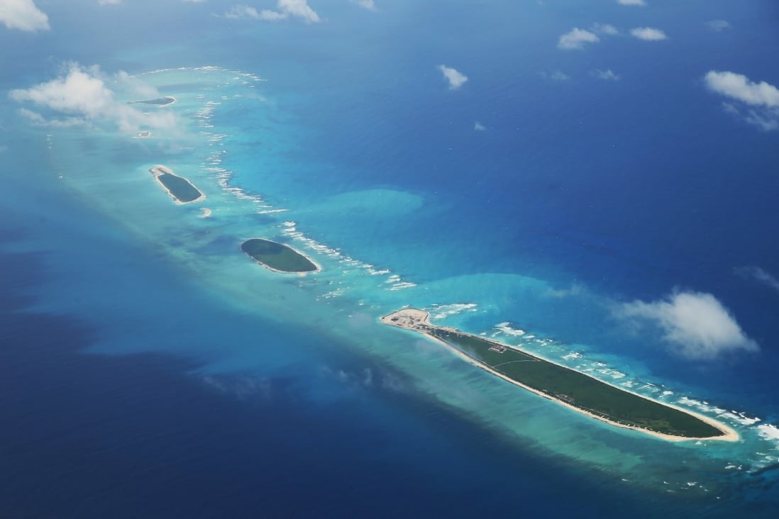 Part of the Paracel chain of islands in the South China Sea. Photo: AFP