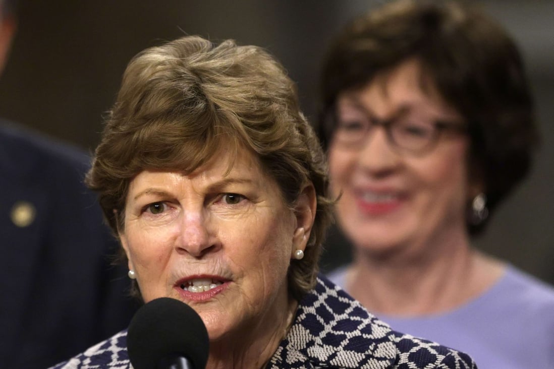 The bipartisan bill was introduced by Democrat Senator Jeanne Shaheen (front) and her Republican colleague Senator Susan Collins (right). Photo: AFP
