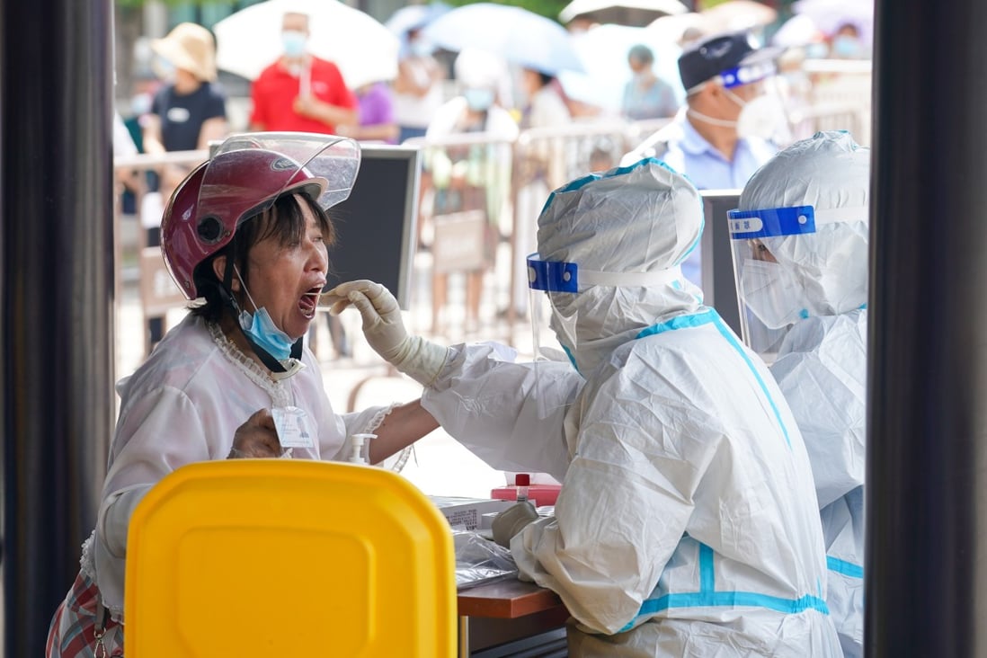 Yangzhou reported 36 cases of the coronavirus on Sunday, according to the National Health Commission. Photo: Xinhua