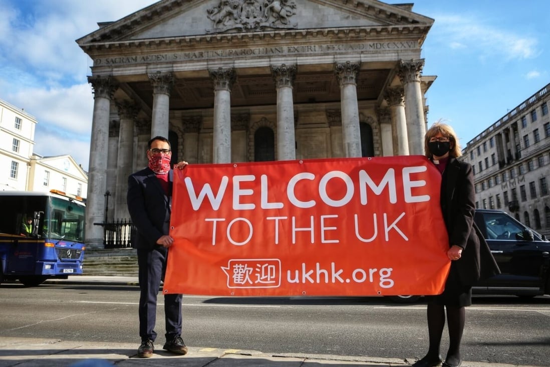 UKHK is one of the organisations helping new arrivals from Hong Kong settle down in Britain. Photo: Handout