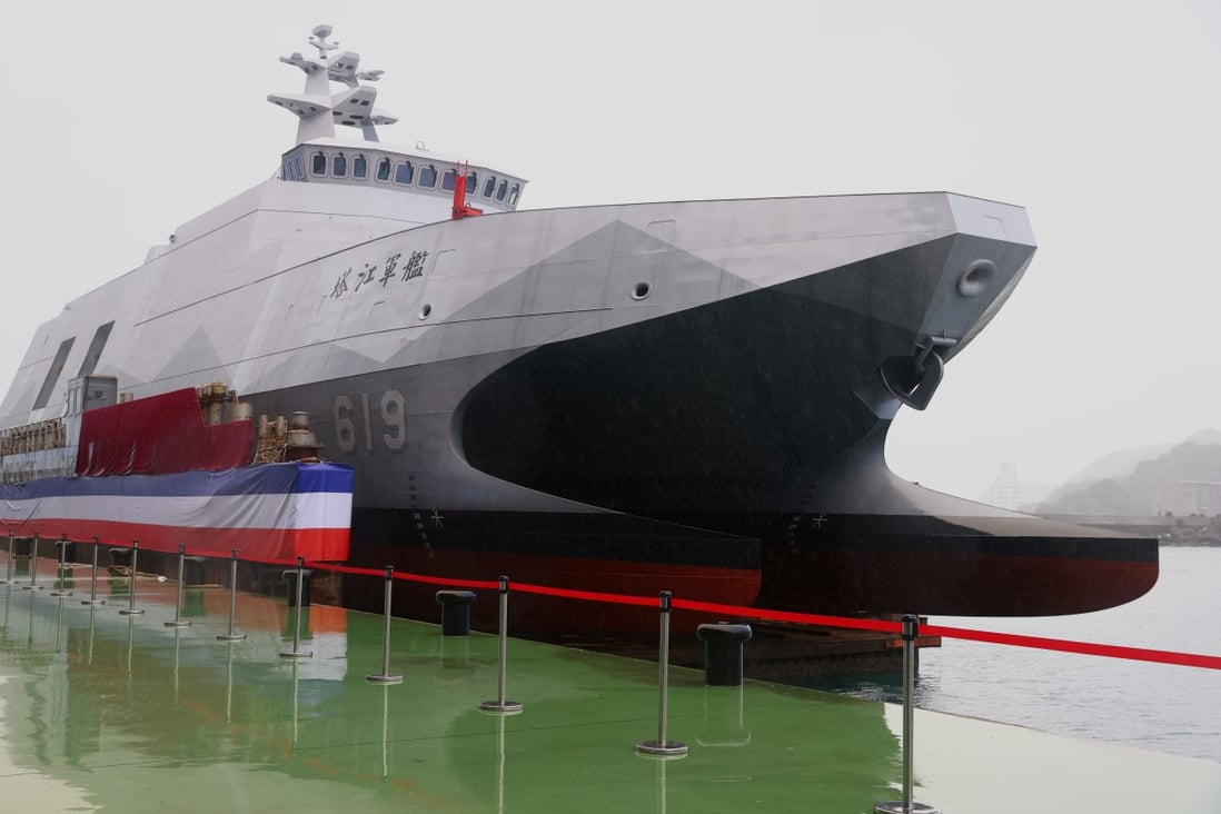 Taiwan’s defence ministry has started mass producing home-grown Tuo Jiang-class missile corvettes to boost the island’s asymmetric warfare strength. Photo: Reuters