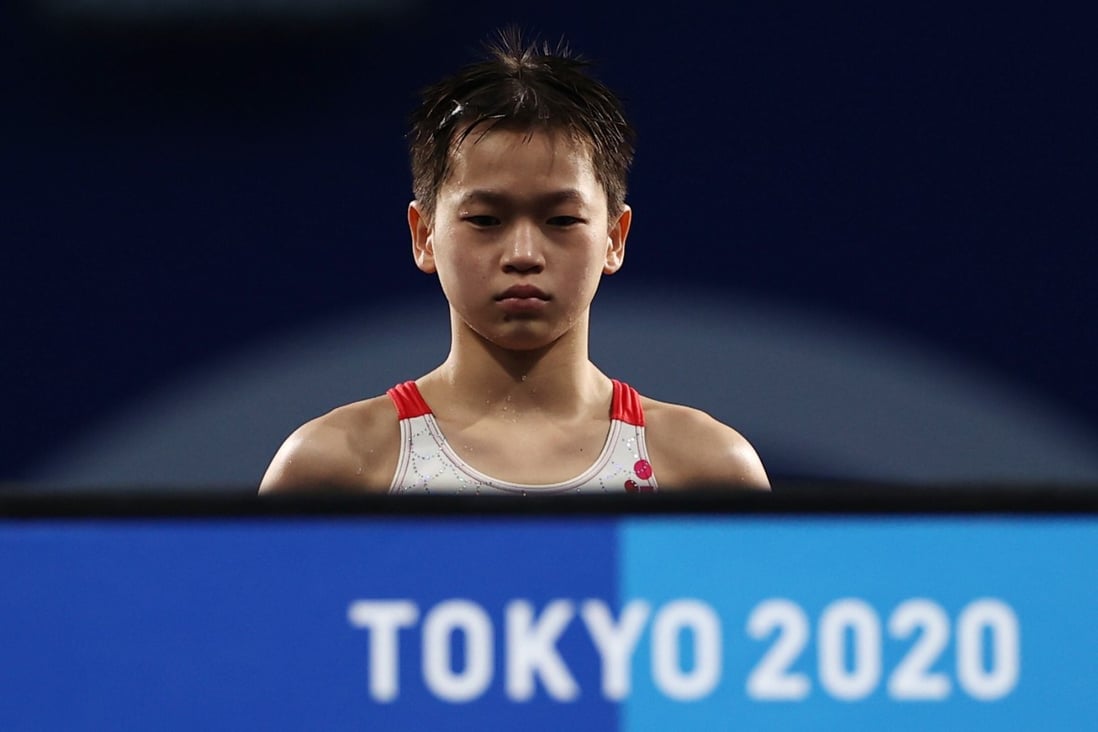 Quan Hongchan has become one of the biggest Olympic celebrities in China after she dominated the diving competition at the 2020 Games in Tokyo. Photo: Reuters