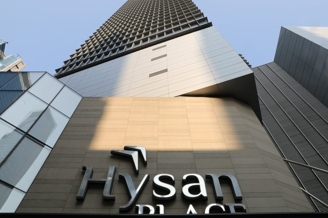 Exterior view of Hysan Place, a shopping mall in Causeway Bay. Photo: Dickson Lee