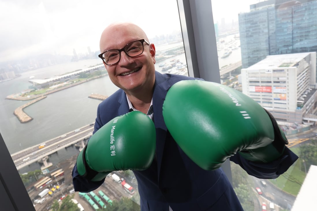 Damien Green, chief executive of Manulife Hong Kong and Macau, is confident in the future of Hong Kong. Photo: May Tse