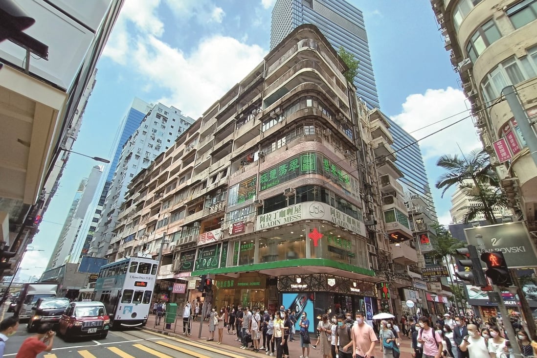 Most units in the building, pictured, have been left empty, while ground level shops have been leased to different retailers. Photo: SCMP Handout