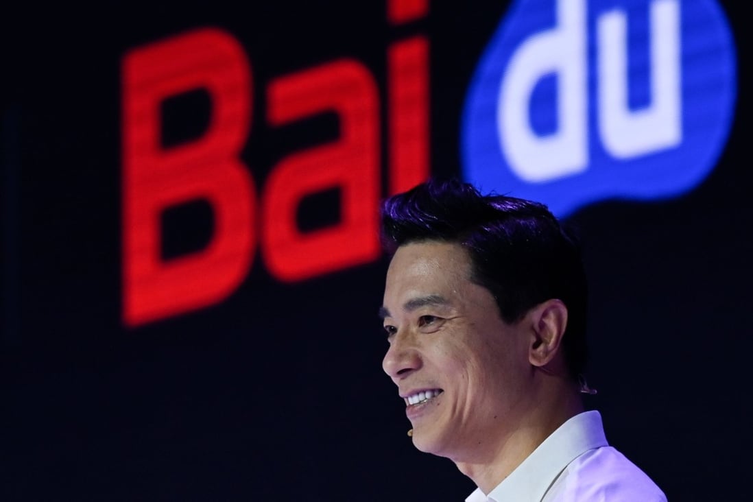 Baidu co-founder and CEO Robin Li believes the future of road transport is robotic. Photo: AFP