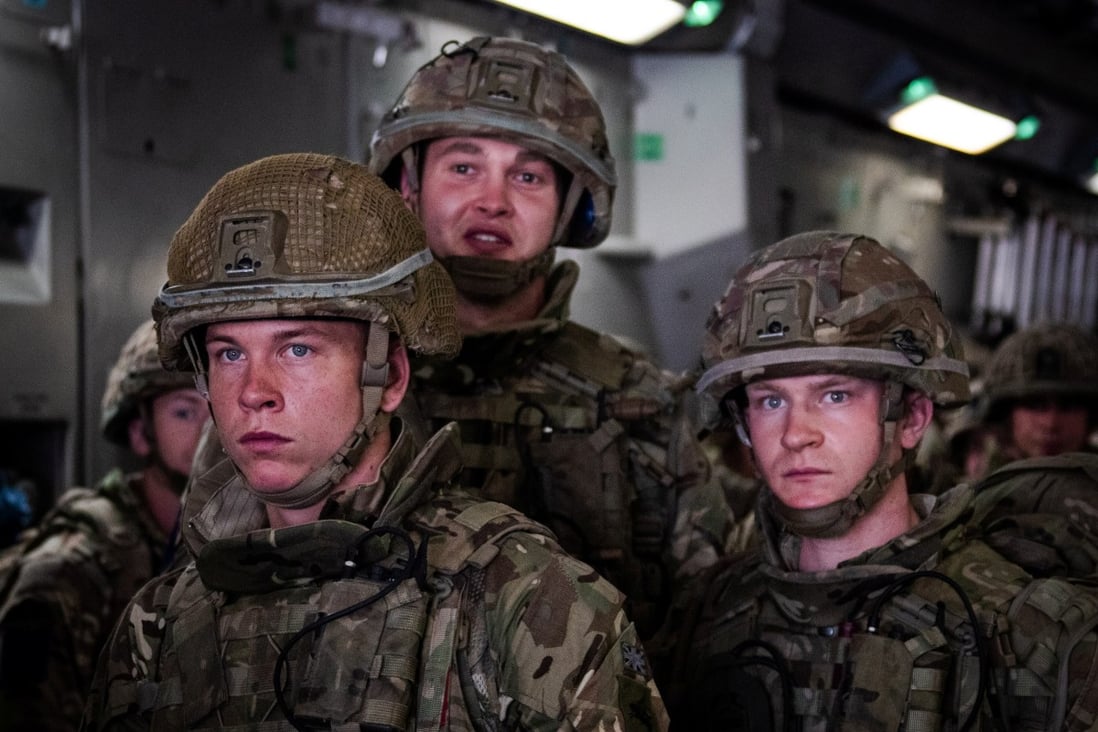 Britain last month withdrew most of its 750 remaining troops from Afghanistan but sent soldiers back to help with evacuations. Photo: Reuters