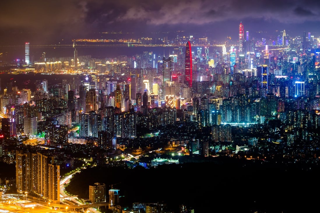 Debt-sale announcements by Shenzhen (pictured) and Guangdong came as the central government has tightened its supervision of local government borrowing to pay for infrastructure investments and property construction this year. Photo: Xinhua
