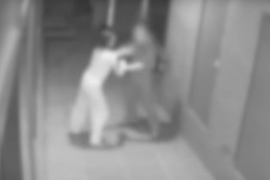 Surveillance footage released to the media by Hwang Ye-jin‘s mother shows the attack that led to her daughter’s death. Photo: YouTube