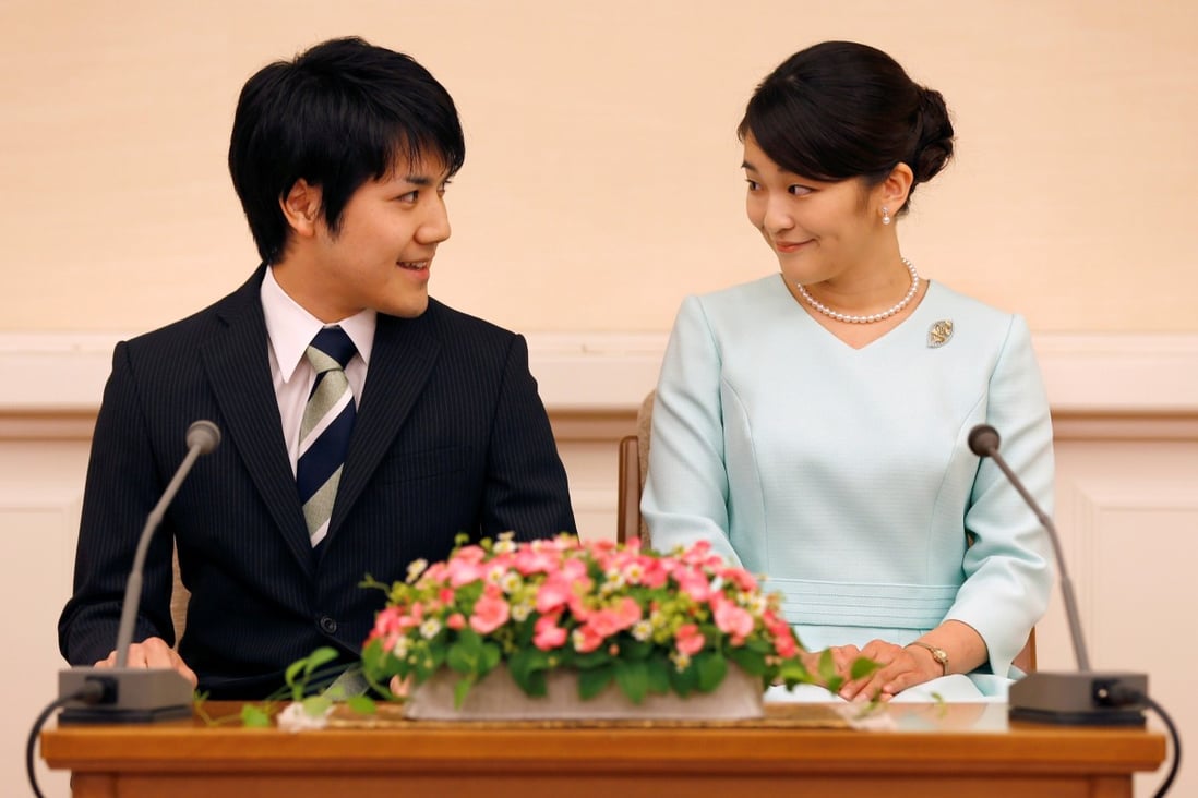 Princess Mako and Kei Komuro pictured in 2017. Photo: Reuters