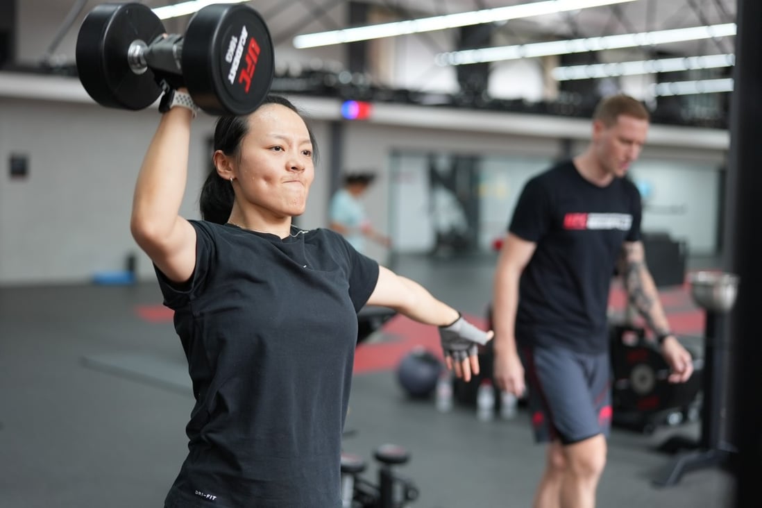 China’s Cai Xuetong has been preparing for the Beijing 2022 Winter Olympics by undergoing training at the UFC Performance Institute in Shanghai, China. Photos: UFC Performance Institute Shanghai