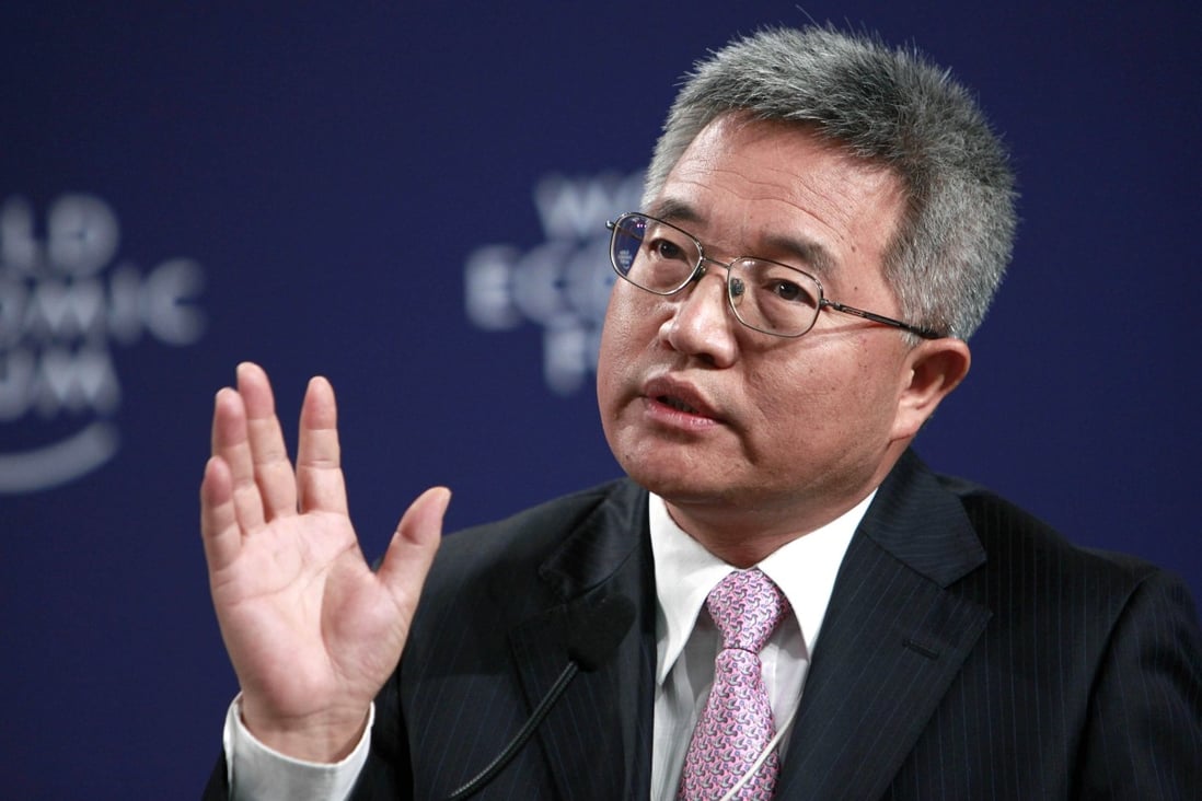 Zhang Weiying, an outspoken economics professor at Peking University, has flagged the risks of excessive government intervention in China’s markets. Photo: World Economic Forum