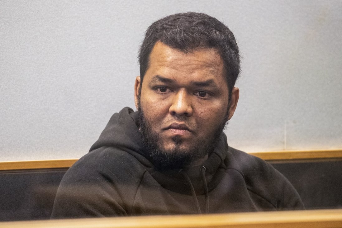 Ahmed Aathill Mohamed Samsudeen in the High Court in Auckland, New Zealand in 2018. Photo: New Zealand Herald via AP