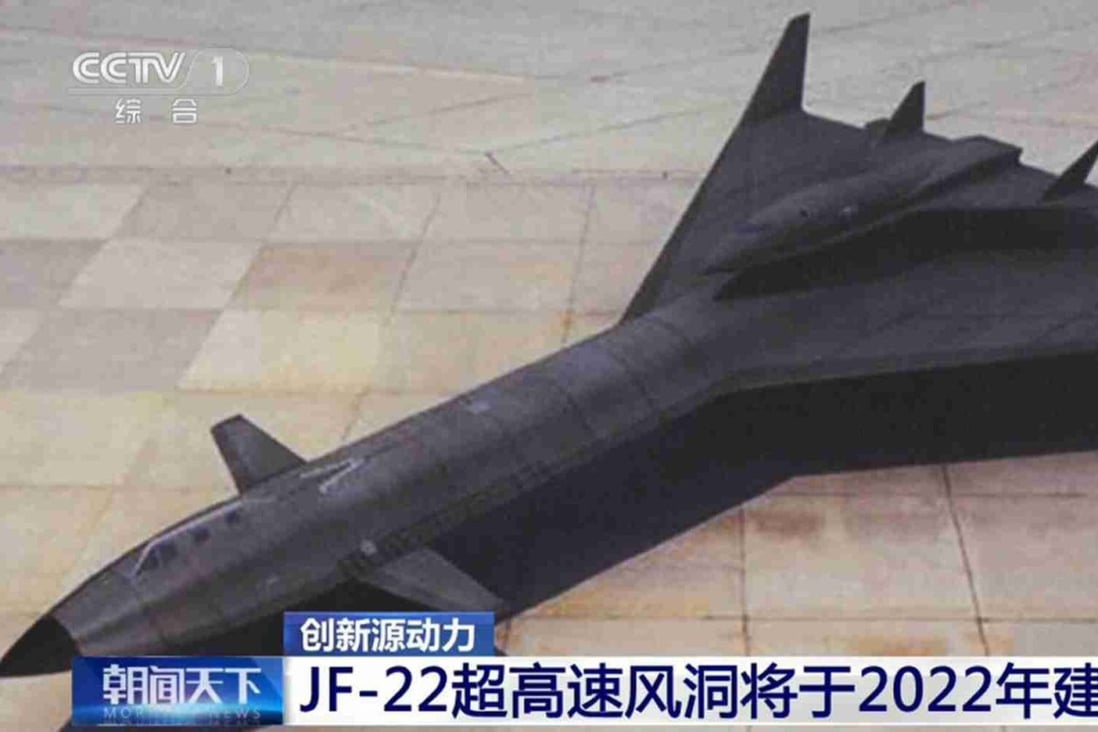 China is developing its hypersonic flight capabilities. Photo: CCTV