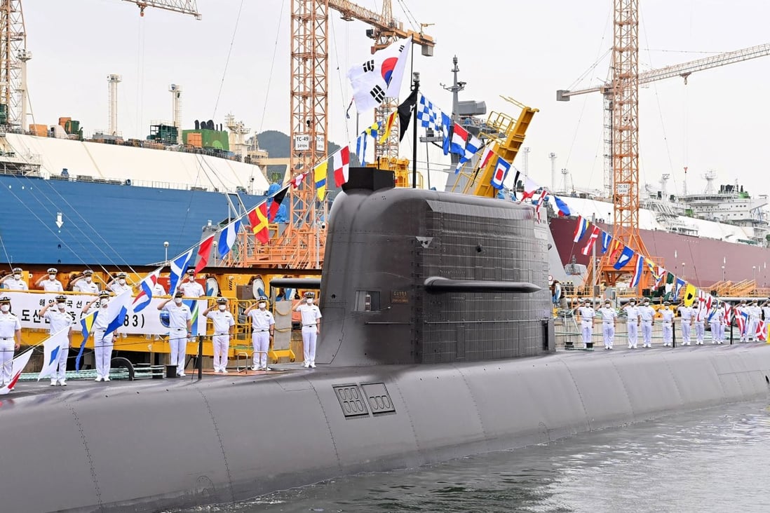 South Korea’s 3,000-tonne submarine, named after revered independence activist Ahn Chang-ho. Photo: AFP