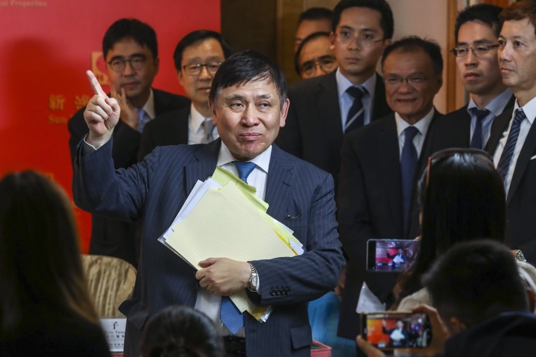 The normal flow of people between Hong Kong and mainland China will be conducive to the overall economy in general, says Raymond Kwok Ping-luen, SHKP’s chairman and managing director. Photo: KY Cheng