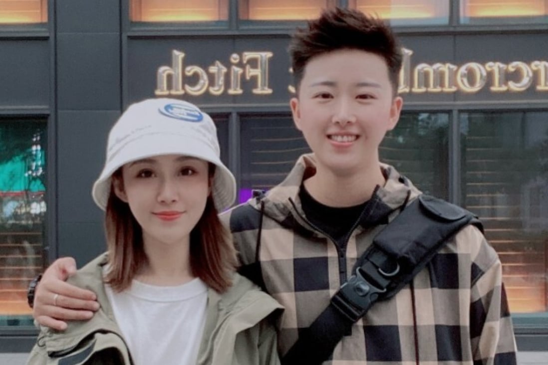 A Chinese volleyball player, Sun Wenjing (R), has out as a lesbian on social media, but most traditional media outlets have ignored the story. Photo: new.qq.com