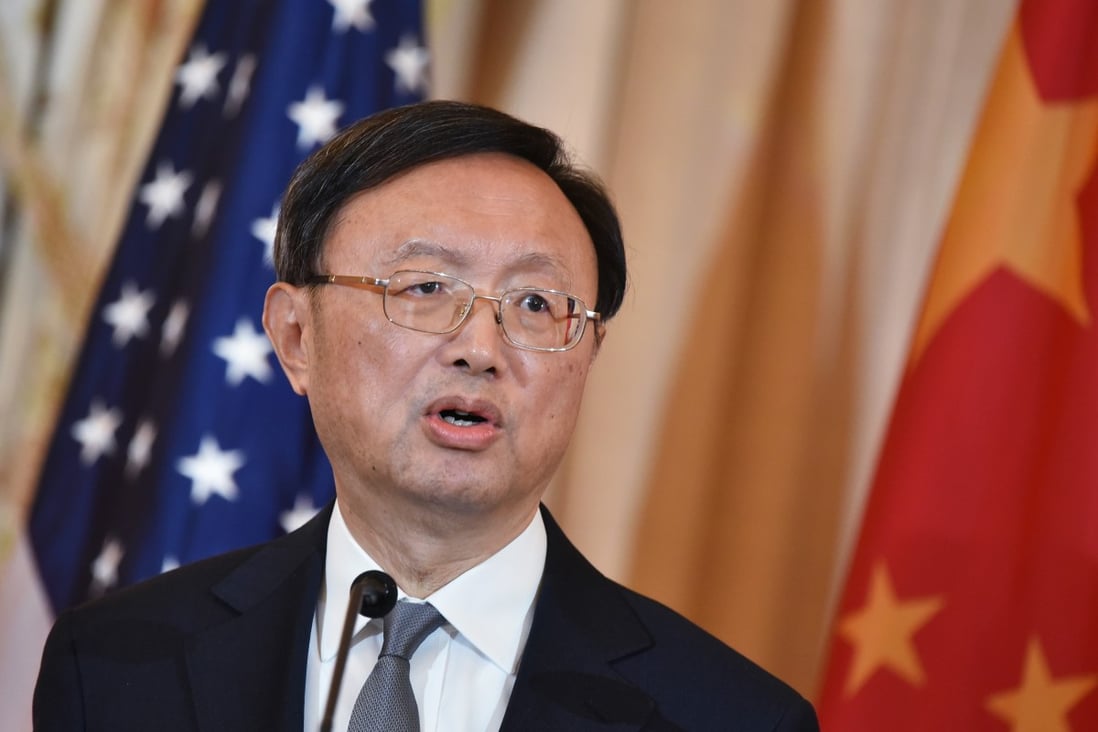 China’s foreign policy chief Yang Jiechi has urged Democrats and Republicans to help get the China-US relationship back on track. Photo: AFP