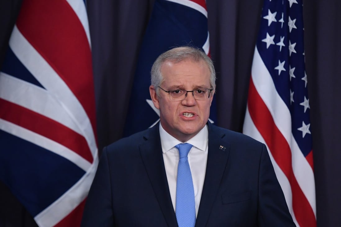 China Australia Relations Scott Morrison Offers Xi Jinping Open Invitation To Talks After New Pact With Us Uk South China Morning Post