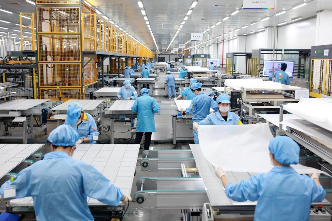 Earlier this month, a World Trade Organization (WTO) panel said China failed to establish that Washington’s safeguards against imports of certain crystalline silicon photovoltaic cells are inconsistent with the rules of the global trade body on the measures. Photo: Reuters