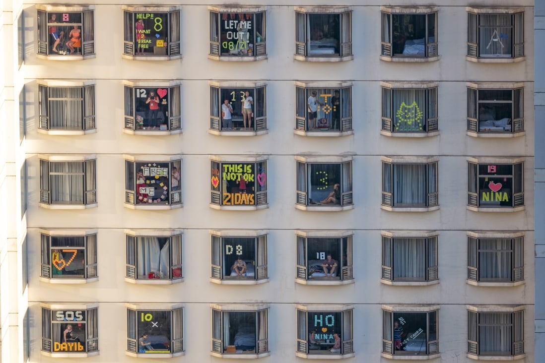 Hong Kong Quarantine Hotel Residents Wave To Outside World In Event Aimed  At Injecting Some Cheer Into Monotony Of Isolation | South China Morning  Post