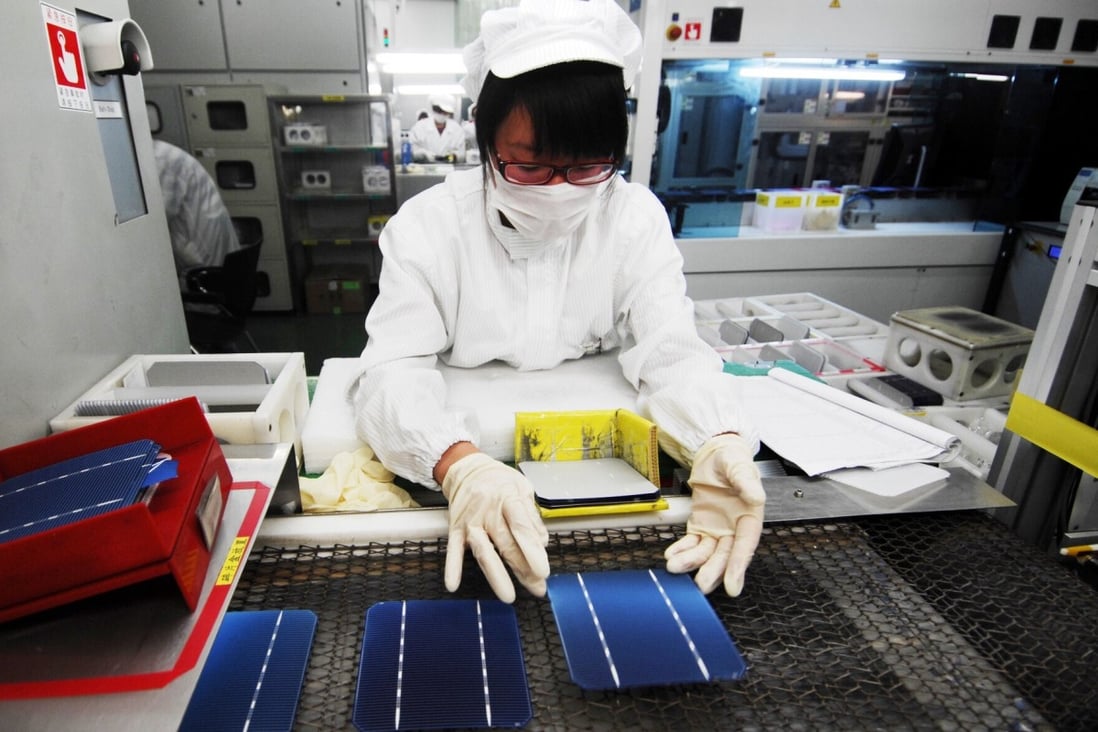 The US imposed a system of tariffs and a quota in 2018 after US producers complained that imports of certain crystalline silicon photovoltaic cells had increased to such an extent that domestic industry risked serious harm. Photo: Xinhua