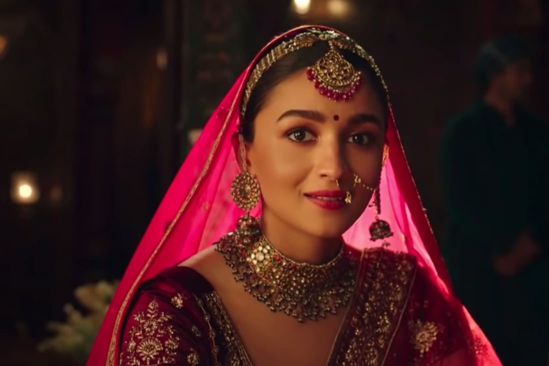 The ad, featuring Bollywood star Alia Bhatt, suggests the bride and groom should be equal partners in matrimony. Photo: YouTube screenshot