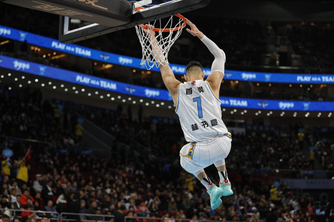 Jeremy Lin in action for the Beijing Ducks during the 2019-2020 CBA League. Photo: Getty Images