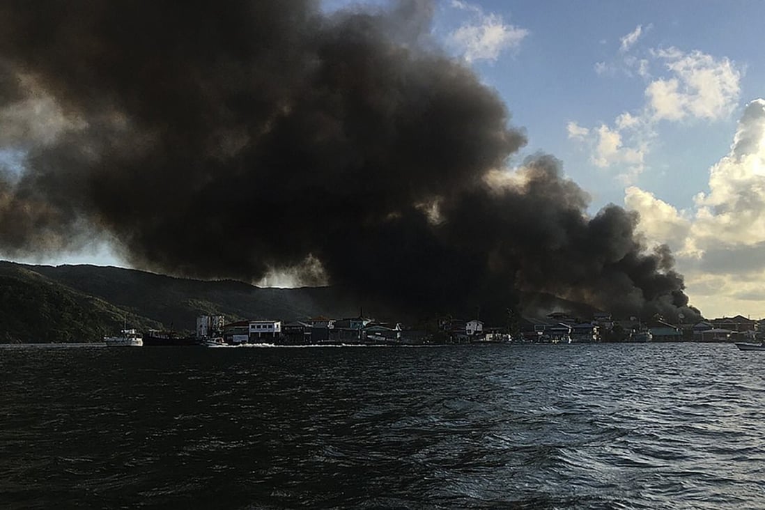 Major fire ravages Honduran resort island of Guanaja | South China Morning  Post
