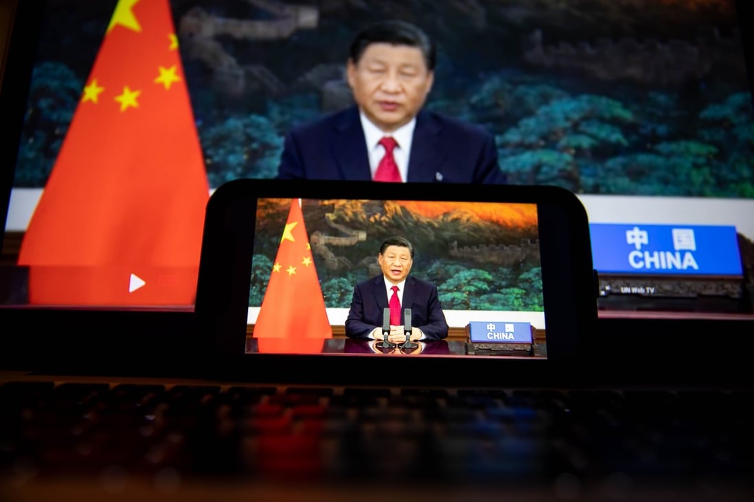 Chinese President Xi Jinping said in a speech to the United Nations on September 21 that Beijing would stop funding coal-fired power plants overseas. Photo: Bloomberg
