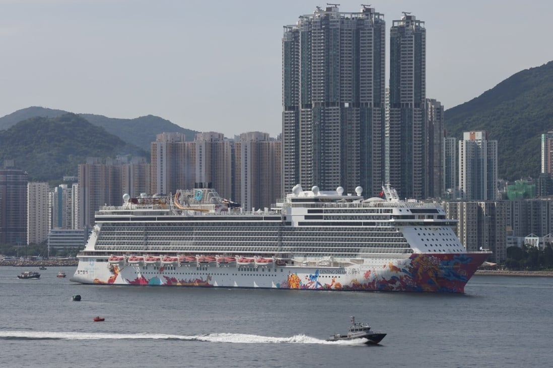 The Genting Dream cruise ship has carried more than 40,000 passengers on its ‘cruises to nowhere’. Photo: Nora Tam