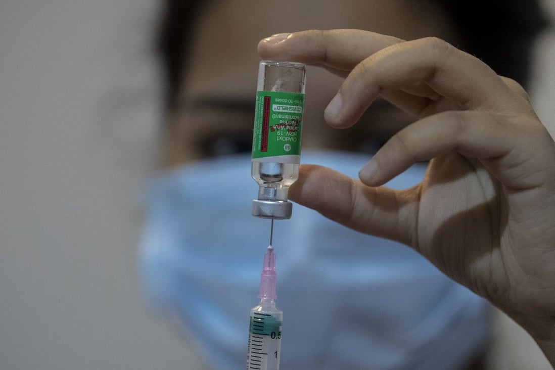 Most Indians have been inoculated with Covishield, a locally developed version of the same vaccine developed by British-headquartered firm AstraZeneca. Photo: AP