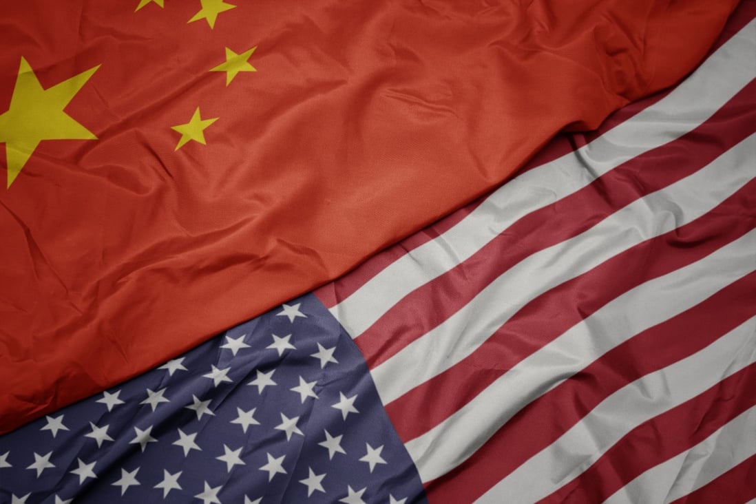 The Chinese and US flags. If their rivalry militarises further and pressures on nations escalate, South and Southeast Asia will lose a major opportunity for enshrining a future of peace and prosperity in their region. Photo: Shutterstock