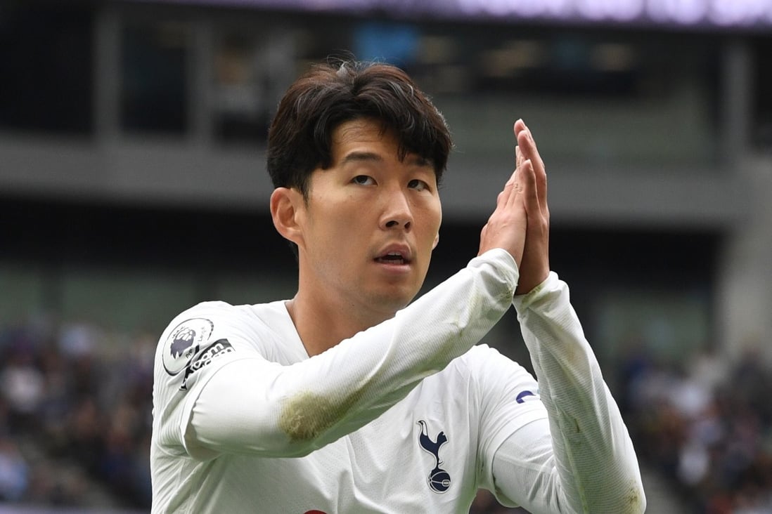 Son Heung-Min of Tottenham Hotspur reacts during the English Premier League win over Watford on August 29, 2021. Photo: EPA