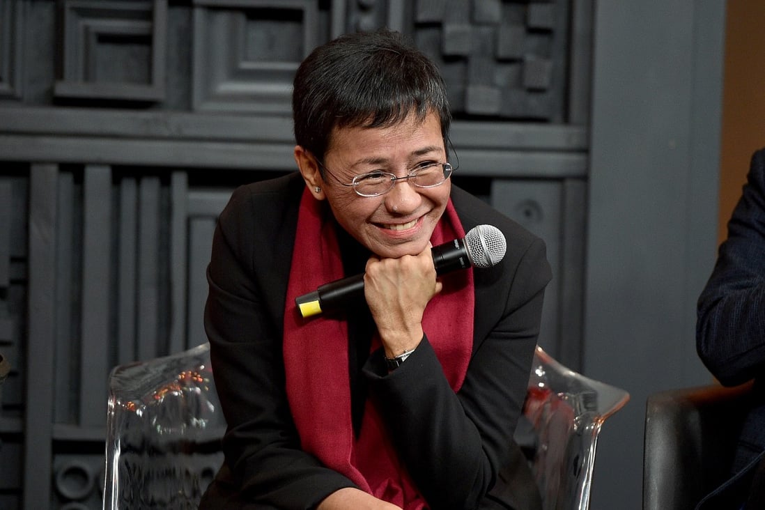 Journalists Maria Ressa and Dmitry Muratov win Nobel Peace Prize | South  China Morning Post
