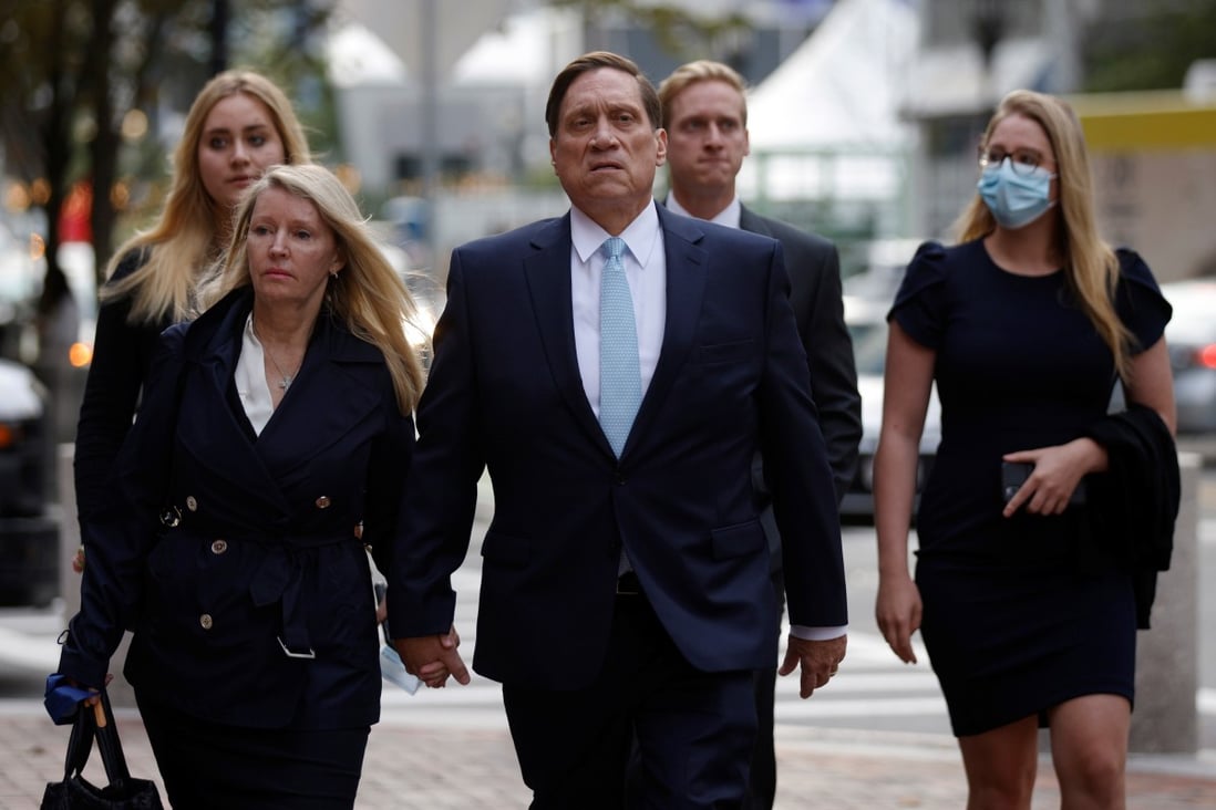Two wealthy parents found guilty in first Varsity Blues US college