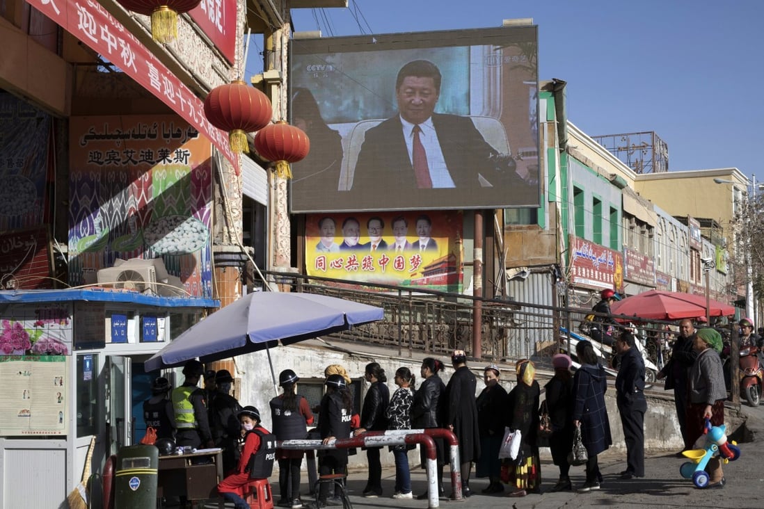 China passed its anti-sanctions law in June to better counter action from Washington, which has over the past year targeted Chinese officials and businesses over alleged mistreatment of Uygher minorities in Xinjiang. Photo: AP