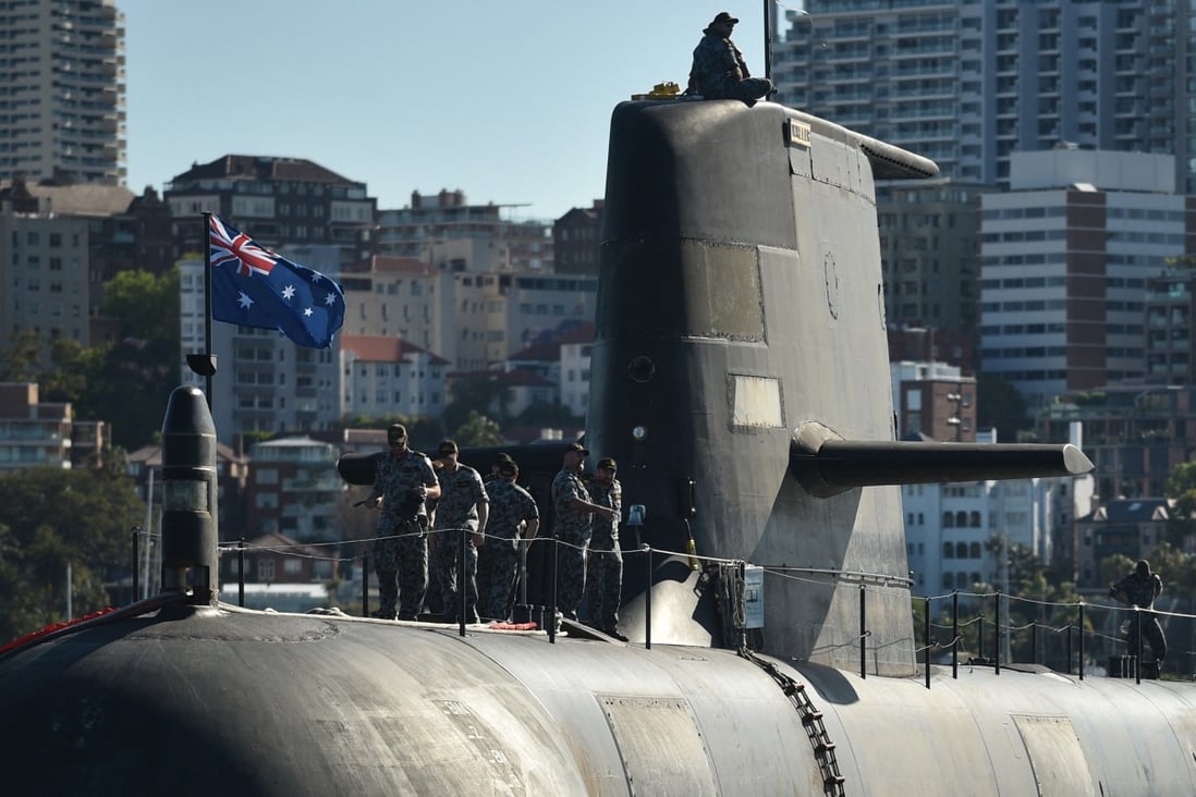 Under the Aukus pact, Australia will acquire a fleet of eight nuclear-powered submarines built with US technology. Photo: AFP