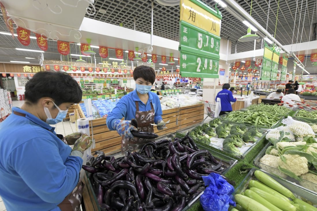 China’s consumer price index (CPI) rose by 0.7 per cent in September from a year earlier, compared with a 0.8 per cent rise in August. Photo: Xinhua