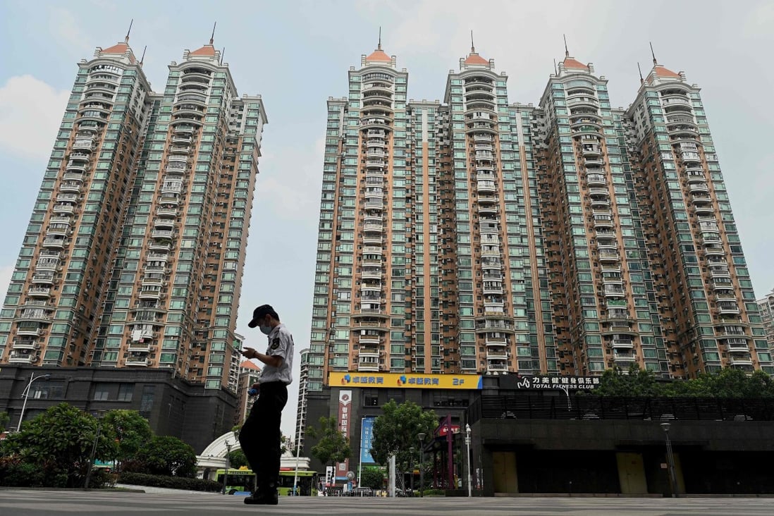 A housing complex by China Evergrande Group in Guangzhou. Photo: AFP