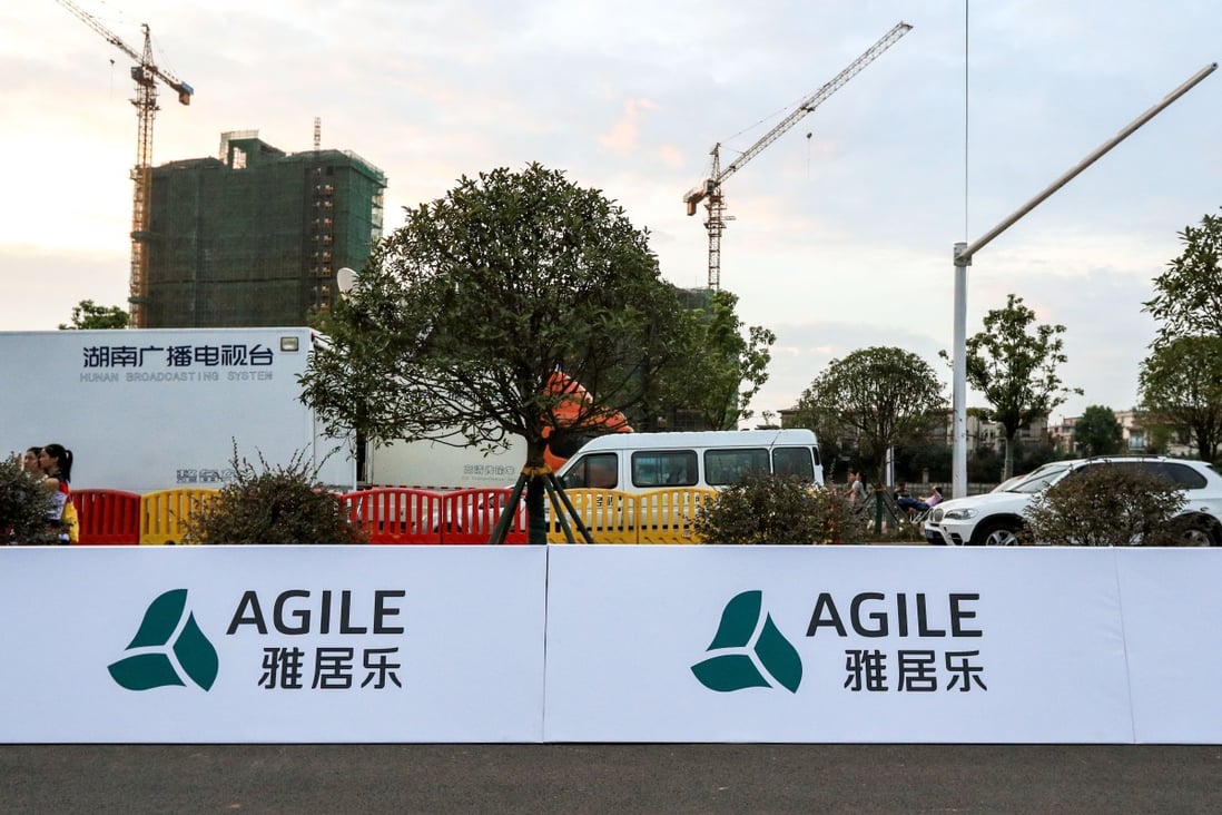 Agile Group Holdings’ bond prices were hit by market rumours on Friday. Photo: Imaginechina via AFP