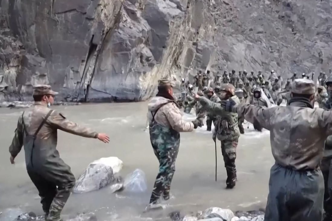 Video footage released by China of last year’s deadly clash in the Galwan valley. Photo: AFP