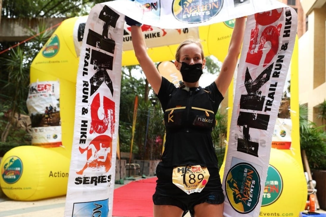 Katrina Hamlin of the UK won the women’s division with a time of 5:29:32. Photo: Handout