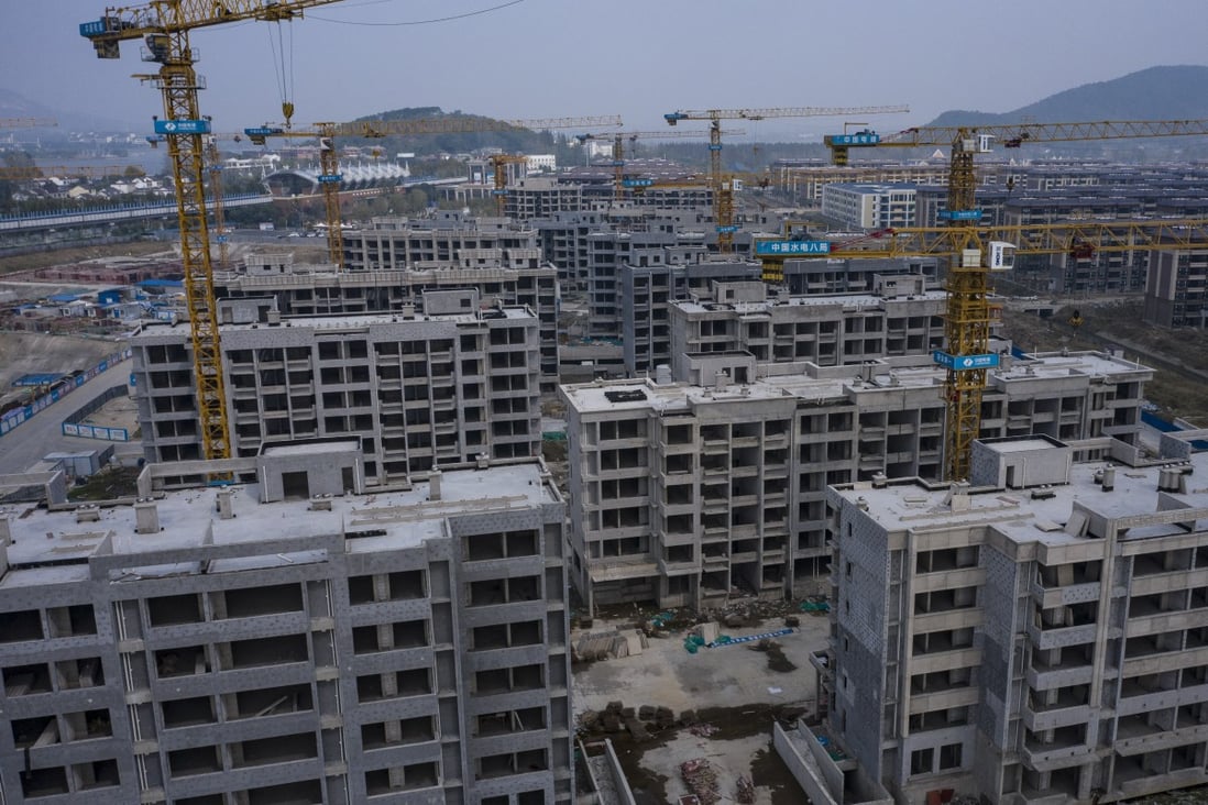 Many Chinese banks are creditors to troubled developers such as Evergrande and Fantasia, which have missed some payments to bondholders. Photo: Bloomberg