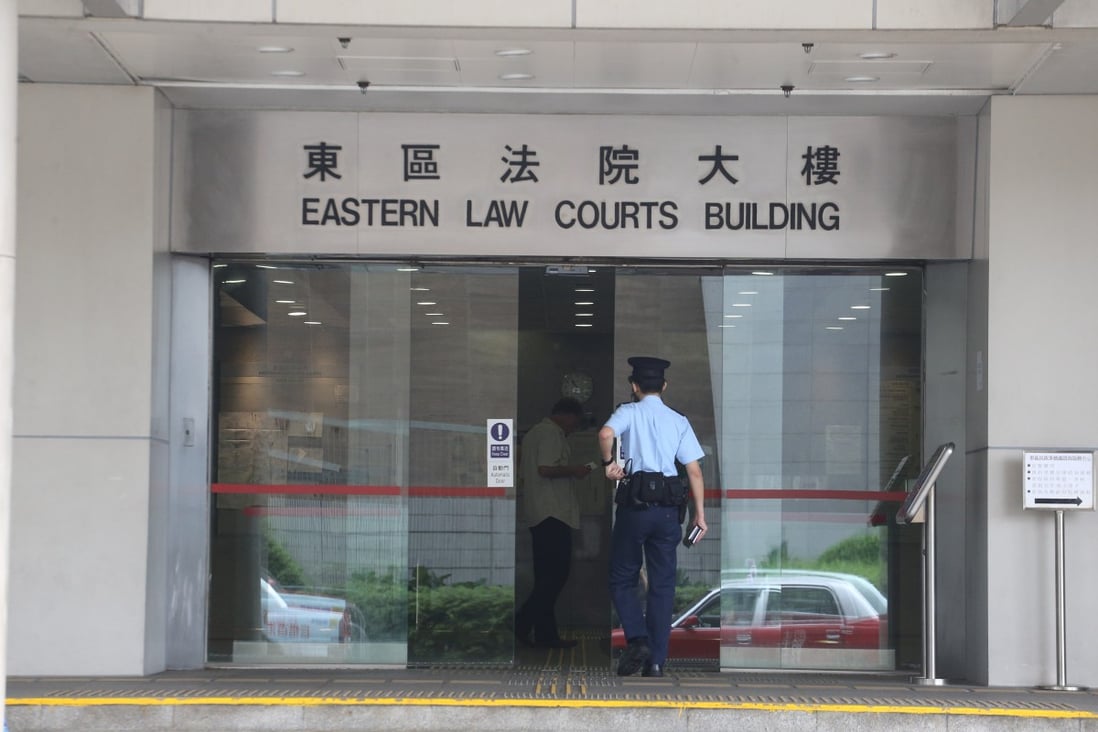 A Polytechnic University student has been sentenced to 13 months behind bars at Eastern Court for possession of weapons outside a police station. Photo: Nora Tam