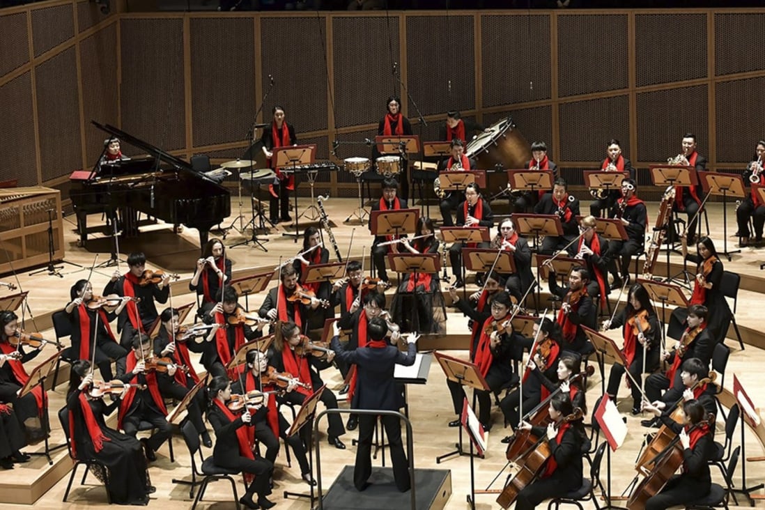 Students perform at the Tianjin Juilliard School, which was inaugurated on October 26. It started operating in October 2020. Photo: Tianjin Juilliard School